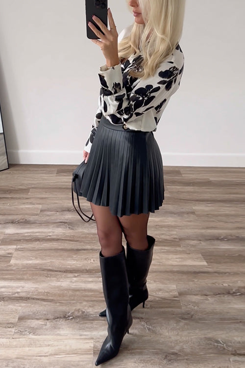 Long Sleeves Button Up Dressy Blouse Shirt