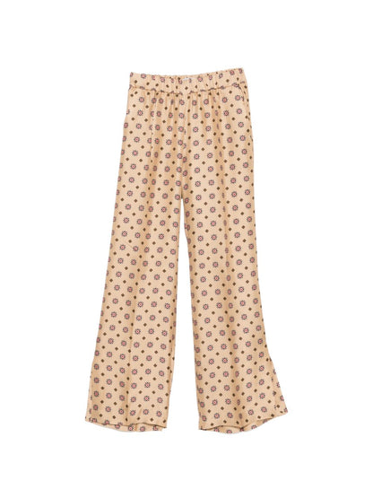 Alberto Biani Printed silk trousers