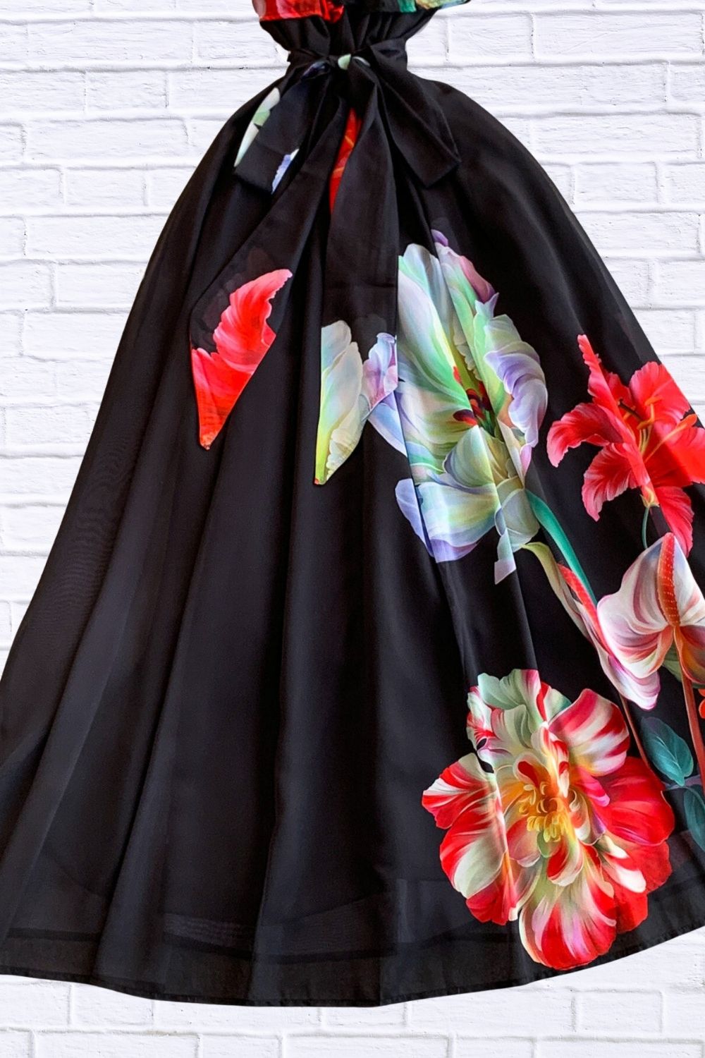 Floral Off-Shoulder A-Line Dress for Women