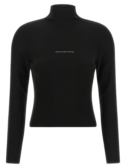 Alexander Wang Ribbed Sweater With Logo