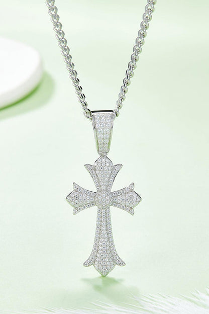 1.19 Carat Moissanite 925 Sterling Silver Necklace