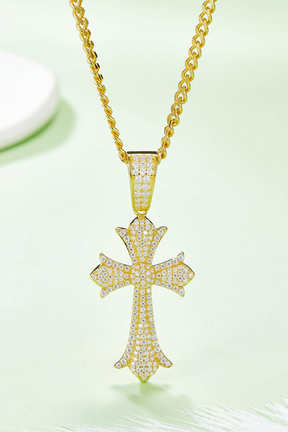 1.19 Carat Moissanite 925 Sterling Silver Necklace