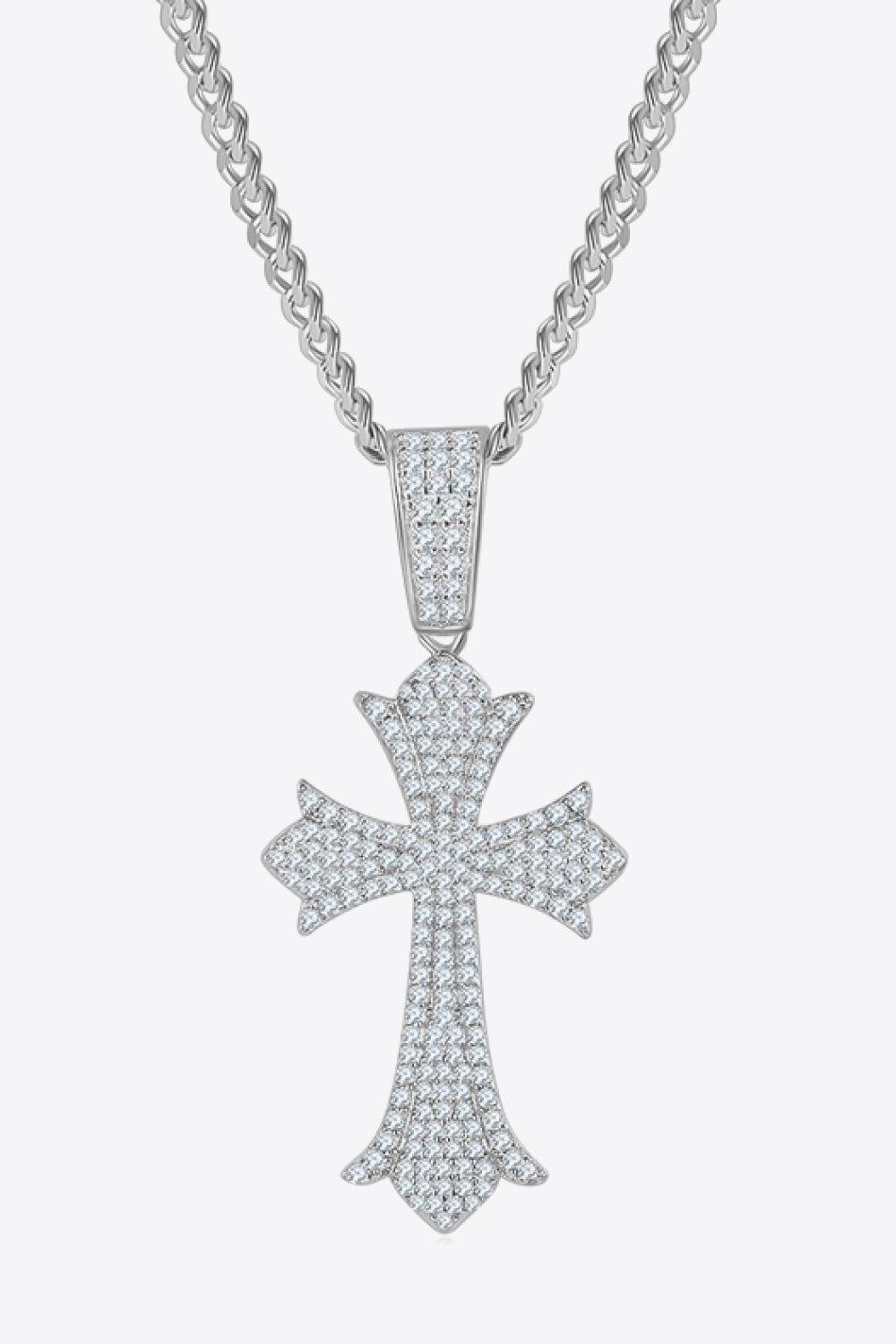 1.19 Carat Moissanite 925 Sterling Silver Necklace
