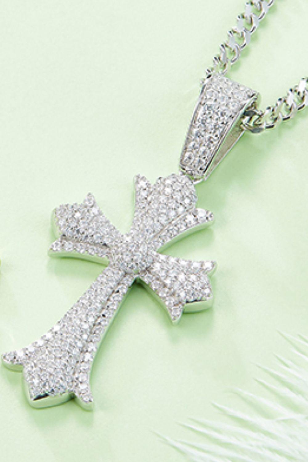 1.19 Carat Moissanite 925 Sterling Silver Necklace