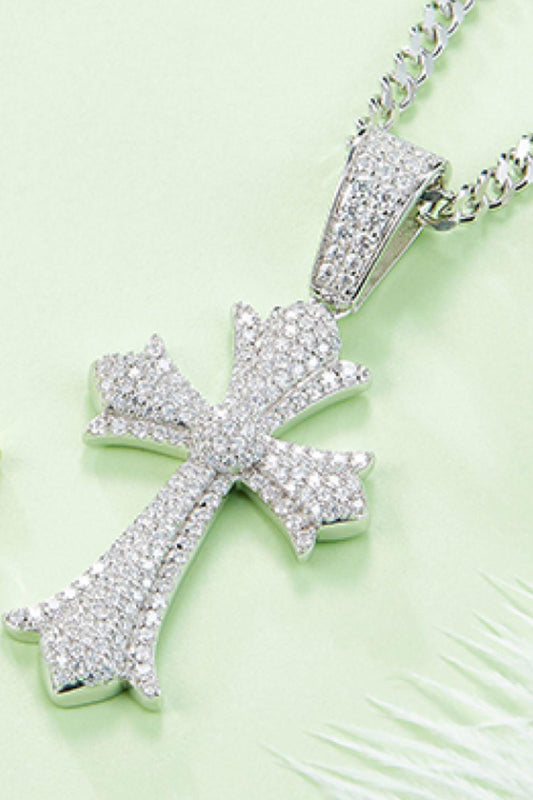1.19 Carat Moissanite 925 Sterling Silver Necklace