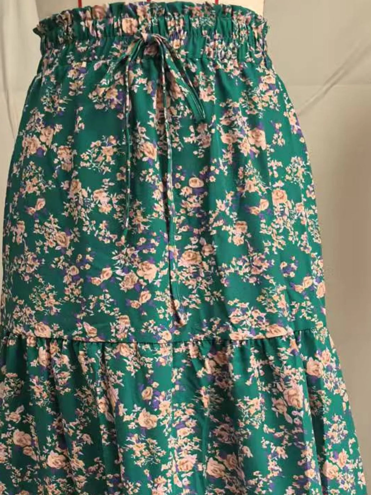 Tiered Midi Skirt