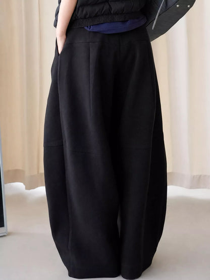 Pleated Wide-Leg Pants