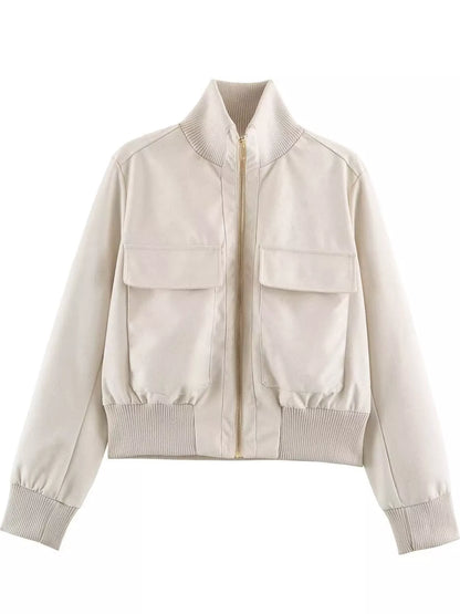 Zip Up Long Sleeve Jacket