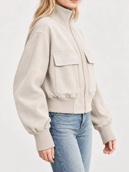 Zip Up Long Sleeve Jacket
