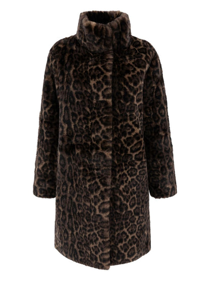 Apparis Leopard Faux-Fur Coat