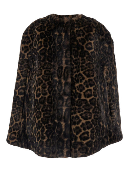 Apparis Sloane Faux-Fur Cape