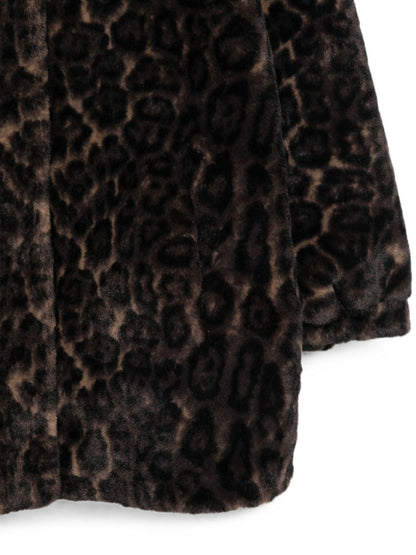 Apparis Leopard Faux-Fur Jacket