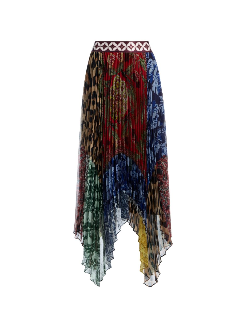 Alice + Olivia Katz Printed Long Skirt