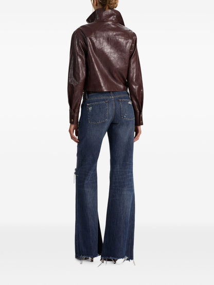 Alice + Olivia James vegan leather jacket