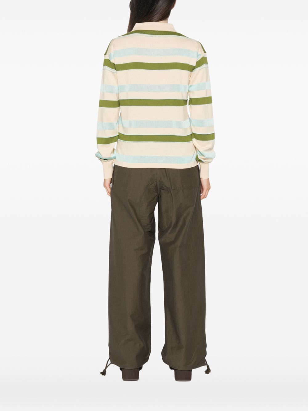 032C JW Anderson Cotton and Wool Polo Shirt
