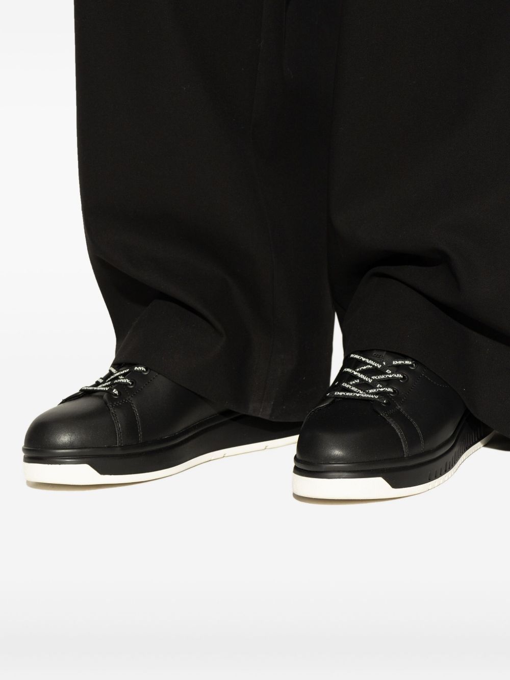 Emporio Armani Leather Sneakers