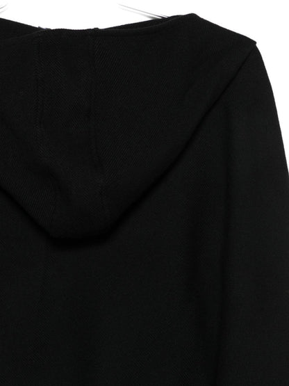 Emporio Armani Wool Hooded Scarf