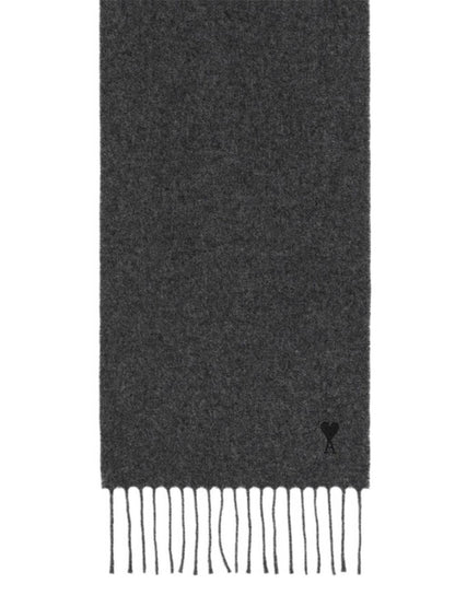 Ami Paris Scarfs DARK GREY