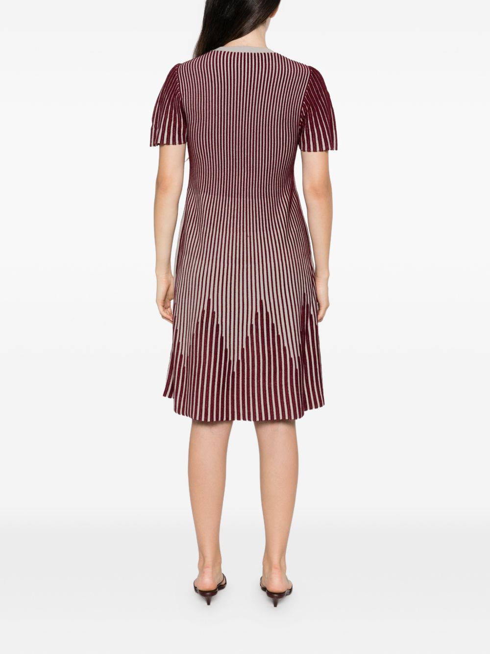 Emporio Armani Striped Midi Dress