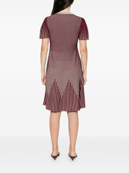 Emporio Armani Striped Midi Dress