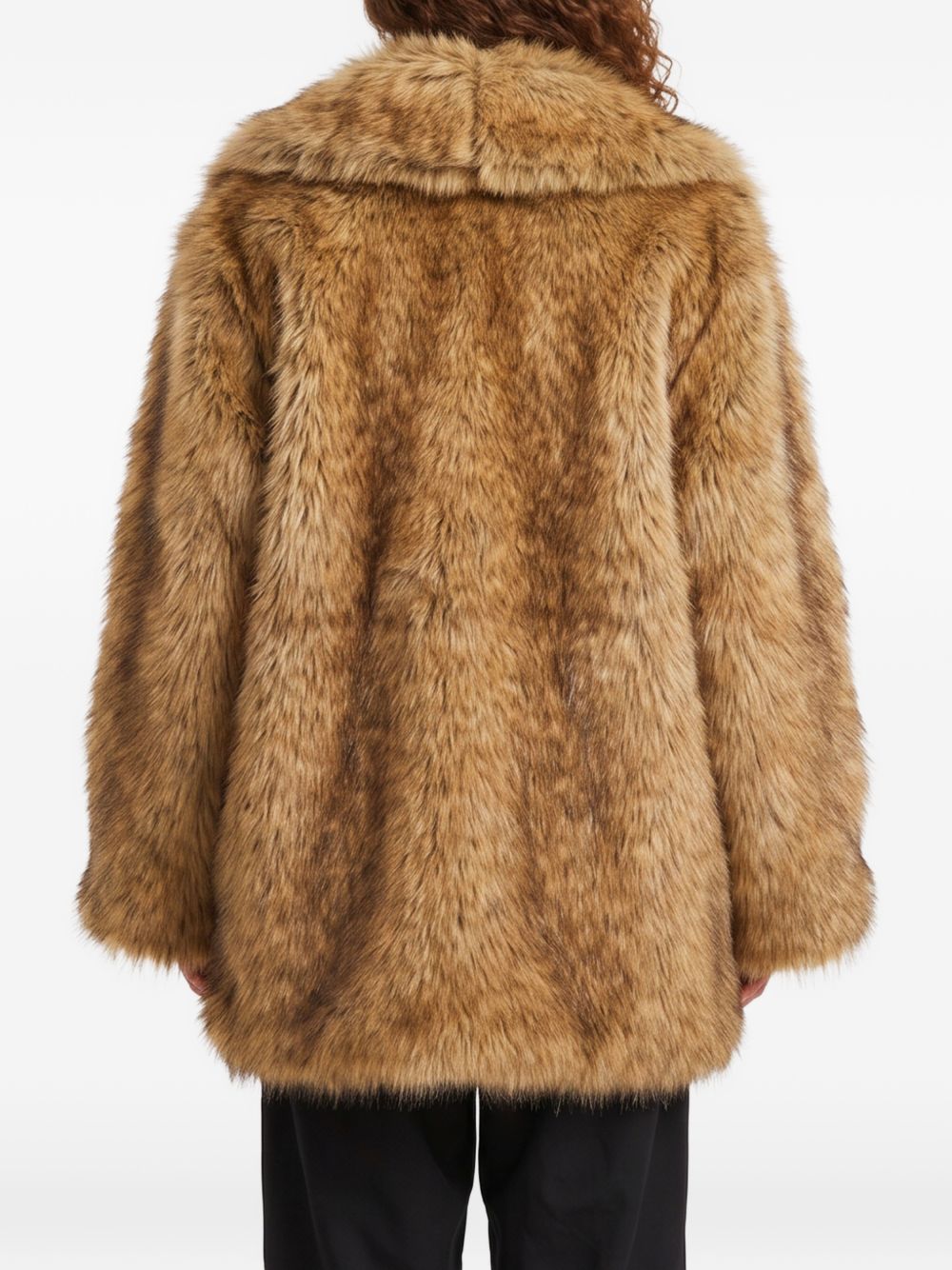 032C Belle faux fur coat