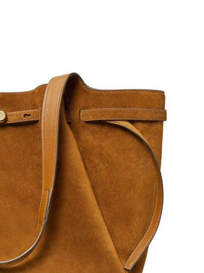 Tory Burch Romy suede leather tote