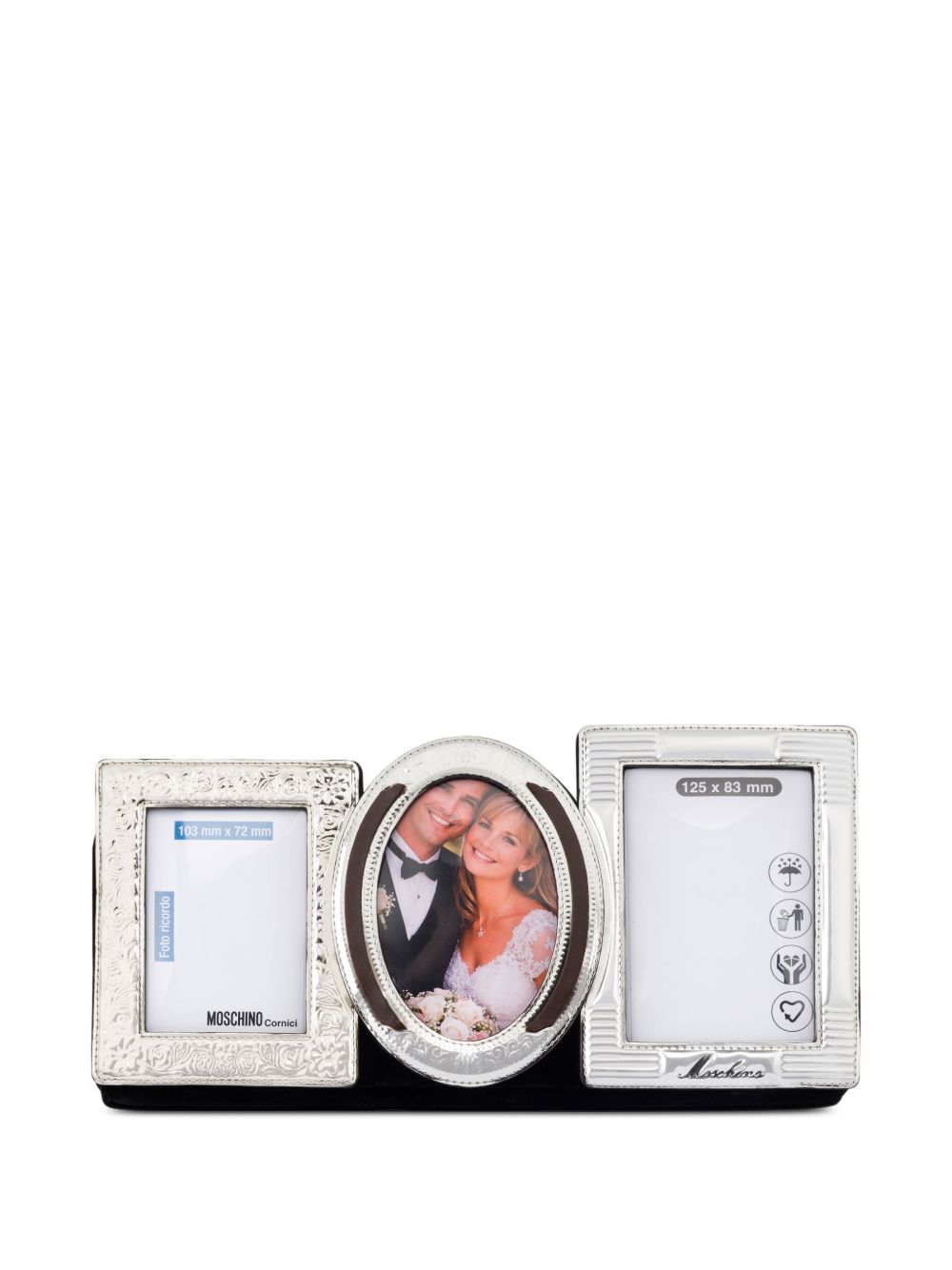 Moschino Picture-frame clutch