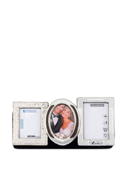 Moschino Picture-frame clutch
