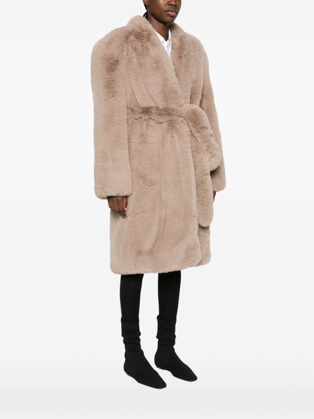 032C Destiny faux fur coat