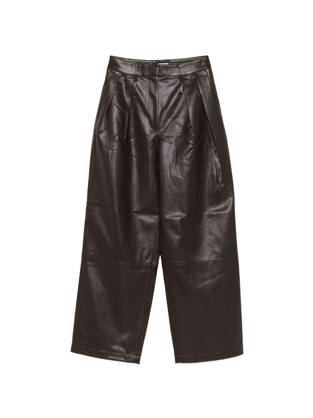 032C Jeva faux leather trousers