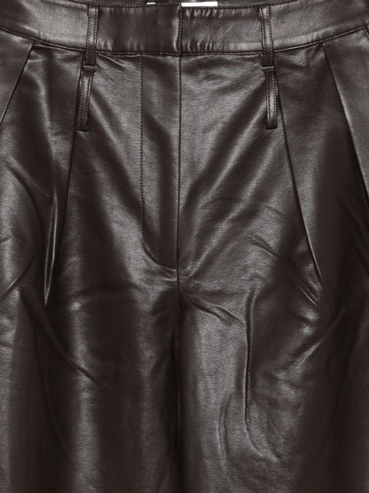 032C Jeva faux leather trousers
