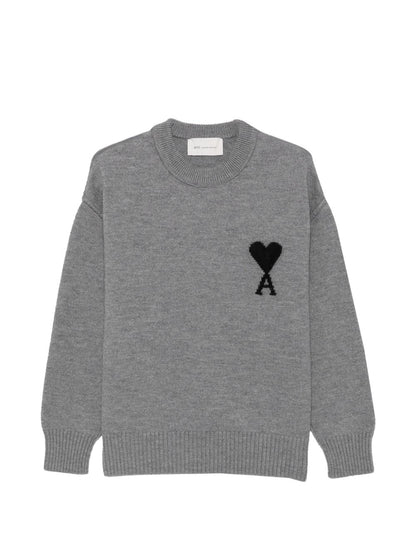 Ami Paris Ami De Coeur wool crewneck sweater