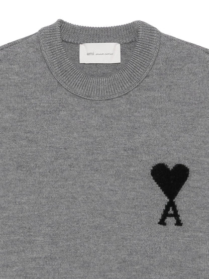 Ami Paris Ami De Coeur wool crewneck sweater