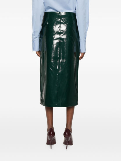 032C Samantha faux leather skirt