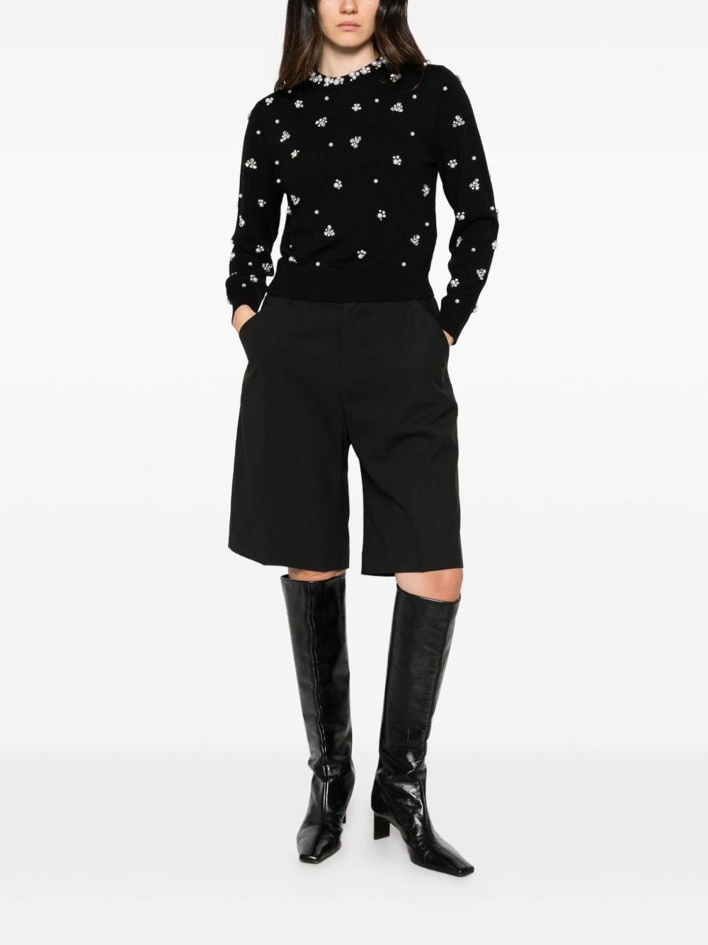 Alice + Olivia Sweaters BLACK