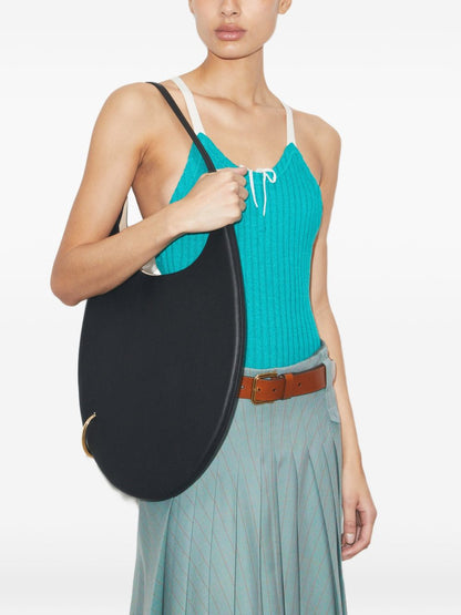Tory Burch Pierced leather hobo bag