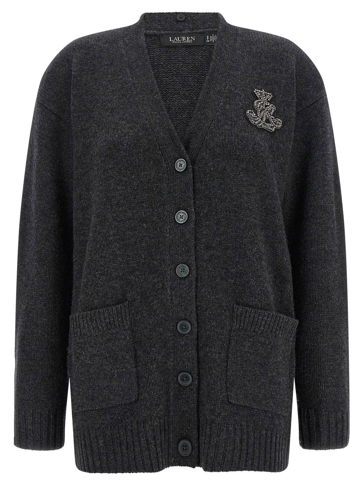 Lauren Ralph Lauren Fur Insert Cardigan