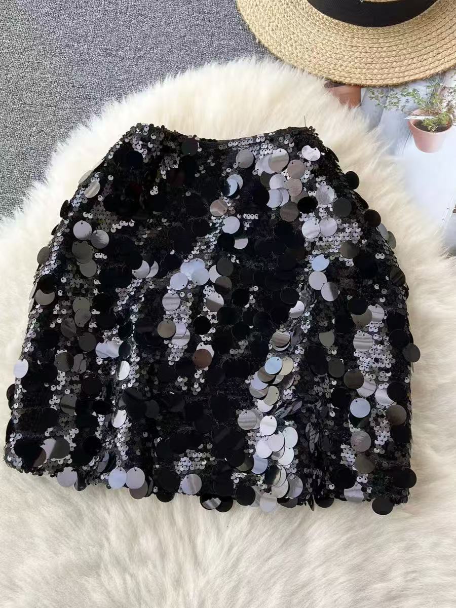Clidress Sequin Party Mini Skirt (5 colors)