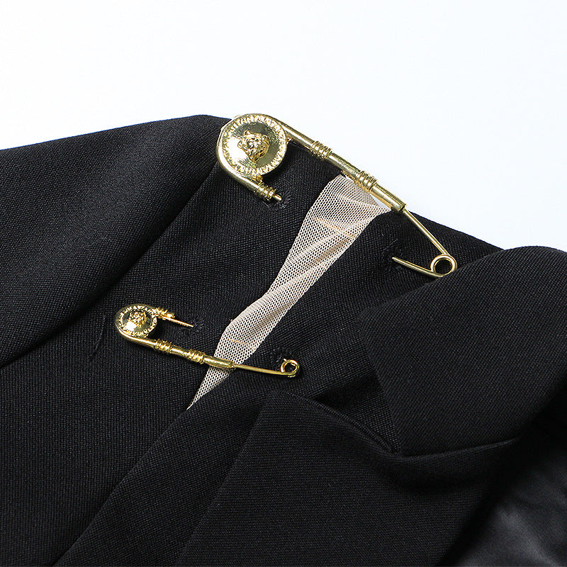 Long Sleeves Black Blazer