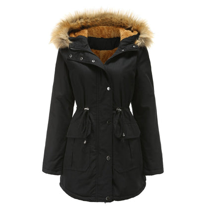 Fleece Lined Cotton-Padded Parkas