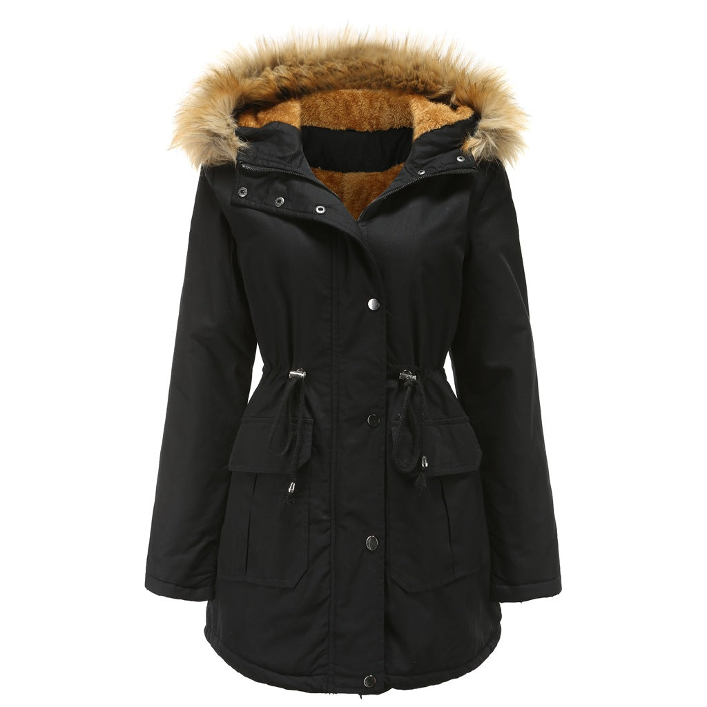 Fleece Lined Cotton-Padded Parkas