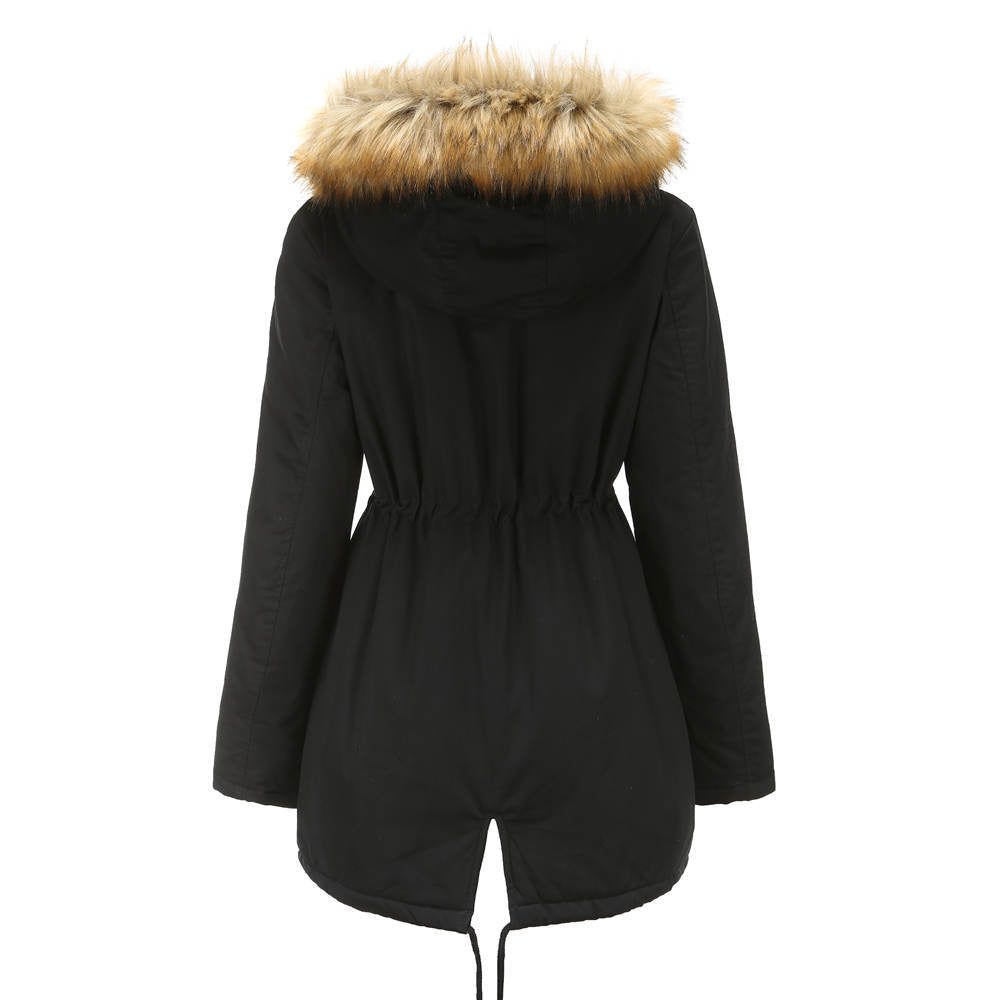 Fleece Lined Cotton-Padded Parkas