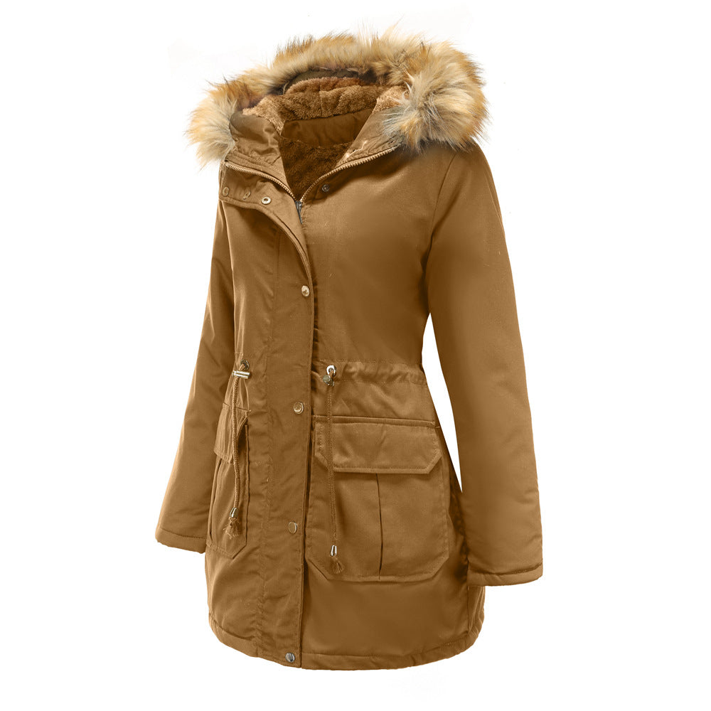 Fleece Lined Cotton-Padded Parkas