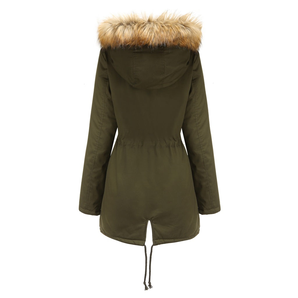 Fleece Lined Cotton-Padded Parkas