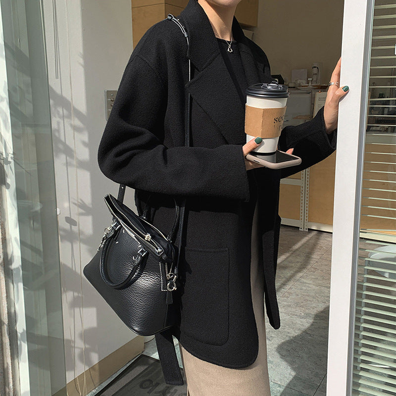 Handmade Reversible Cashmere Woolen Coat