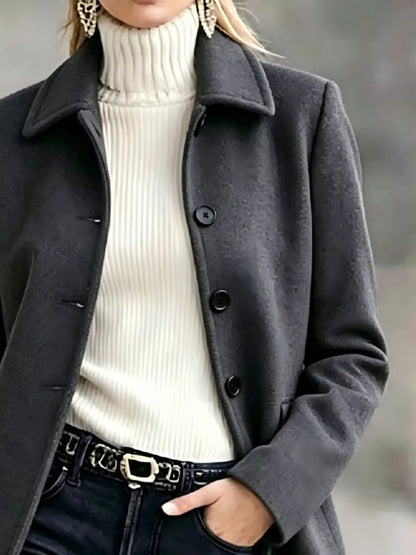 Button Up Longline Coat
