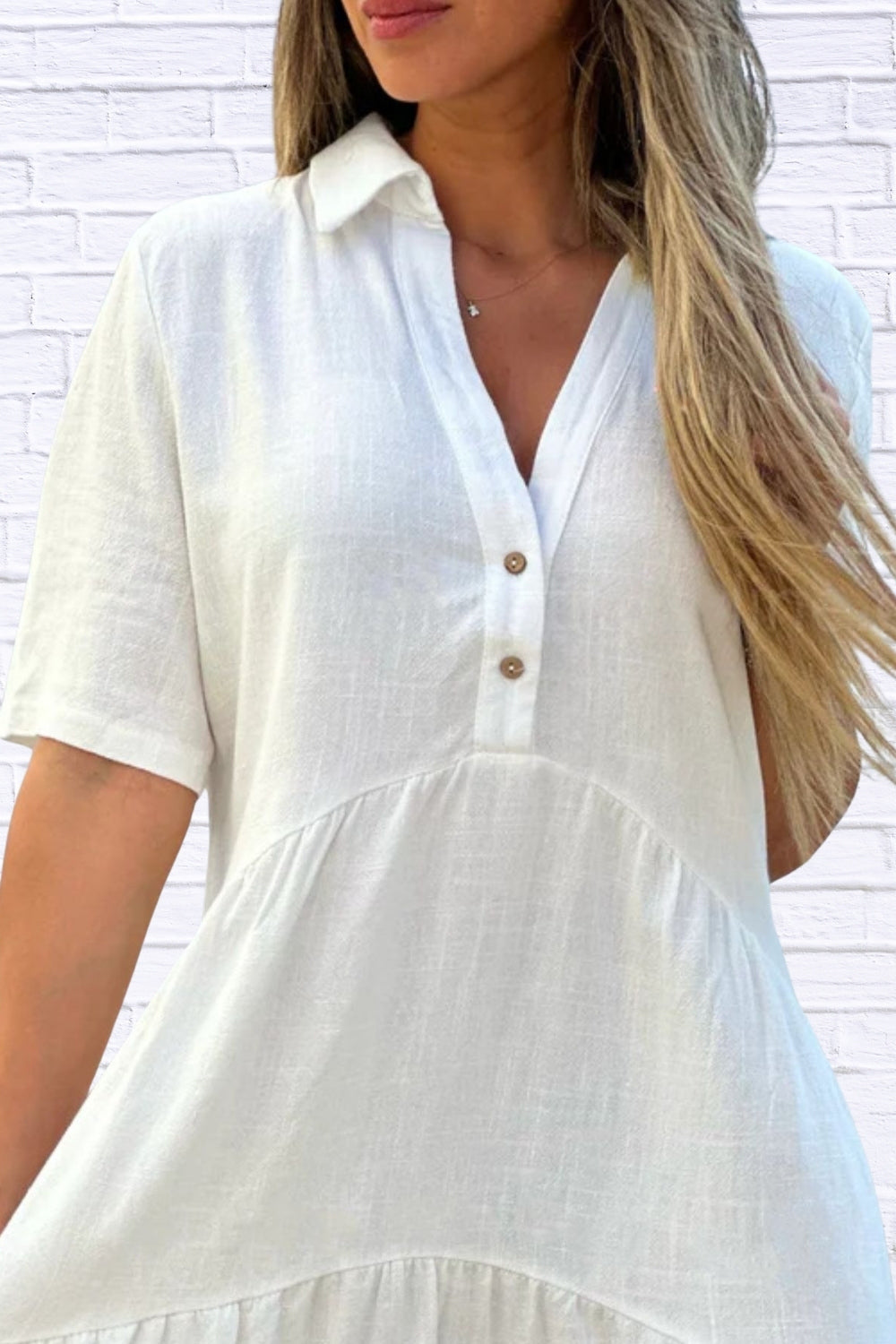 Plus Size Tiered Mini Dress | Ruffle Hem Women’s Style