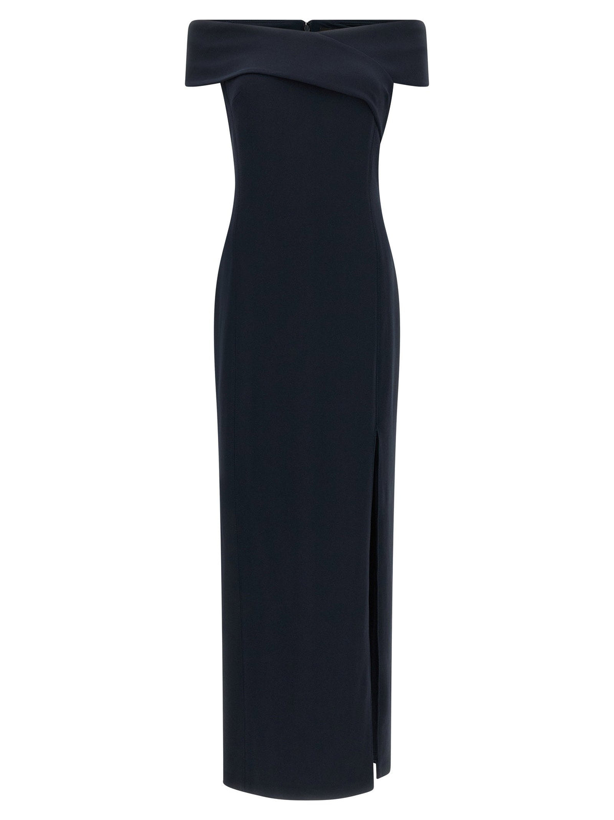 Lauren Ralph Lauren Long Dress With Crossed Neckline