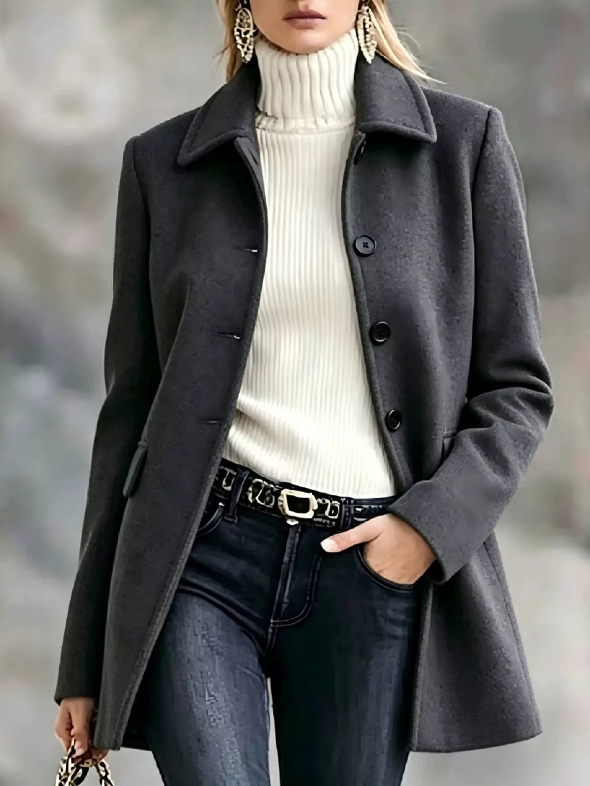Button Up Longline Coat