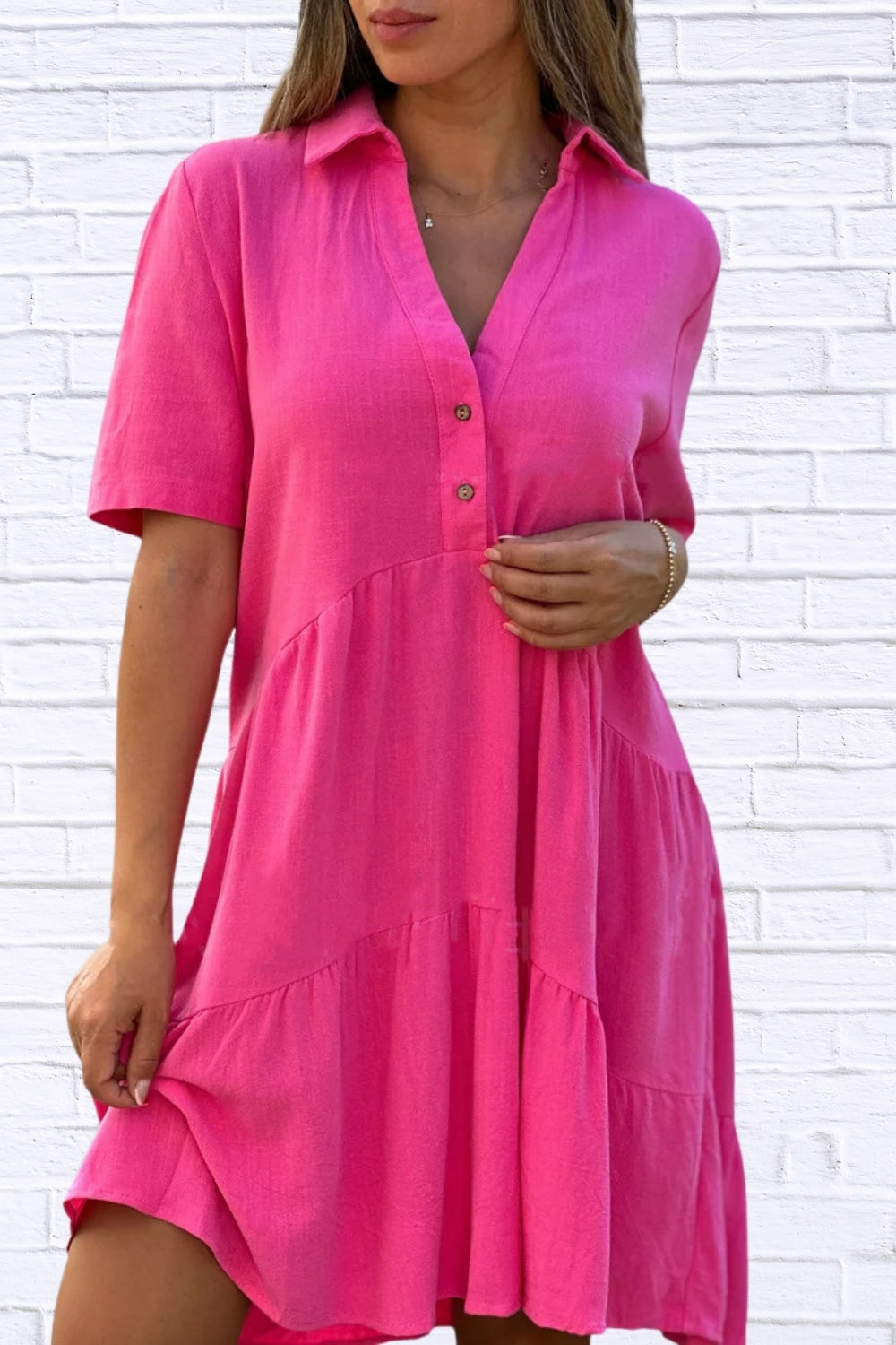 Plus Size Tiered Mini Dress | Ruffle Hem Women’s Style